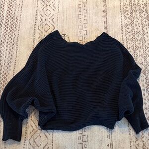 Impressions Black Crew Neck Sweater